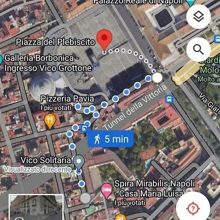 Palizzi'S Home Behind Plebiscite Square Наполи Екстериор снимка