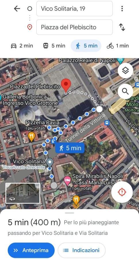 Palizzi'S Home Behind Plebiscite Square Наполи Екстериор снимка