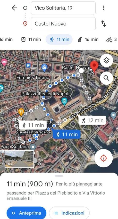 Palizzi'S Home Behind Plebiscite Square Наполи Екстериор снимка